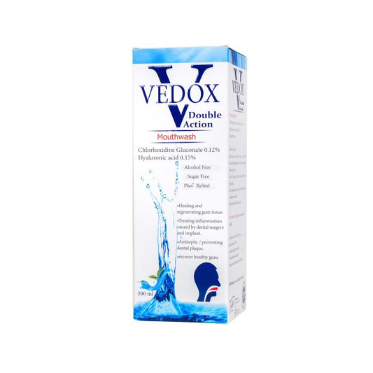 VEDOX DOUBLE ACTION MOUTHWASH 200ML