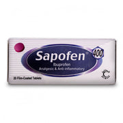 SAPOFEN 400MG TAB 20'S