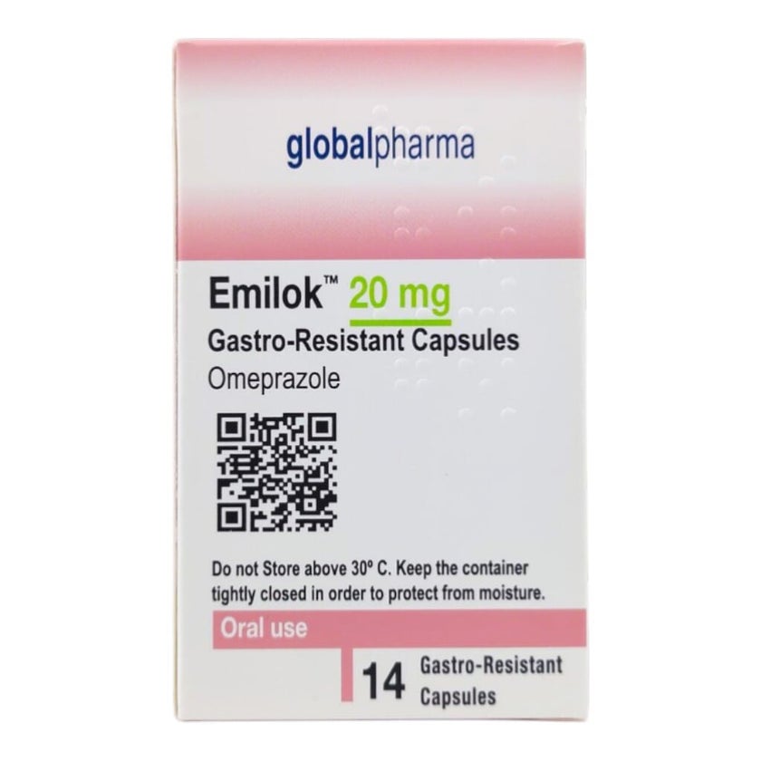 EMILOK 20MG TAB14S