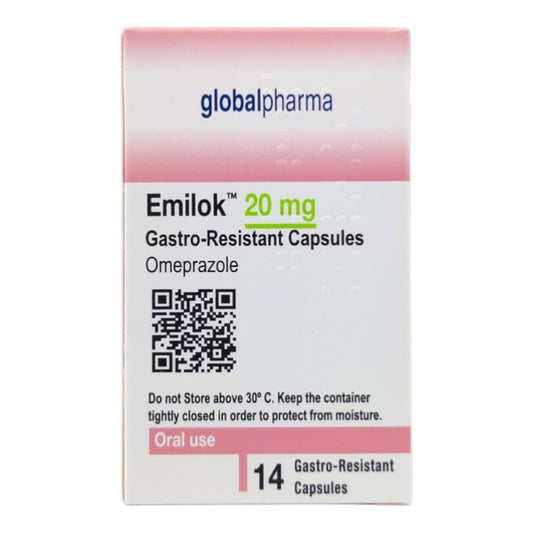 EMILOK 20MG TAB14S