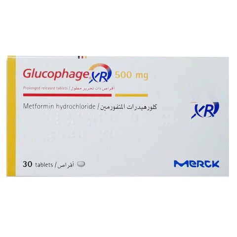 GLUCOPHAGE XR 500MG TABS 30S
