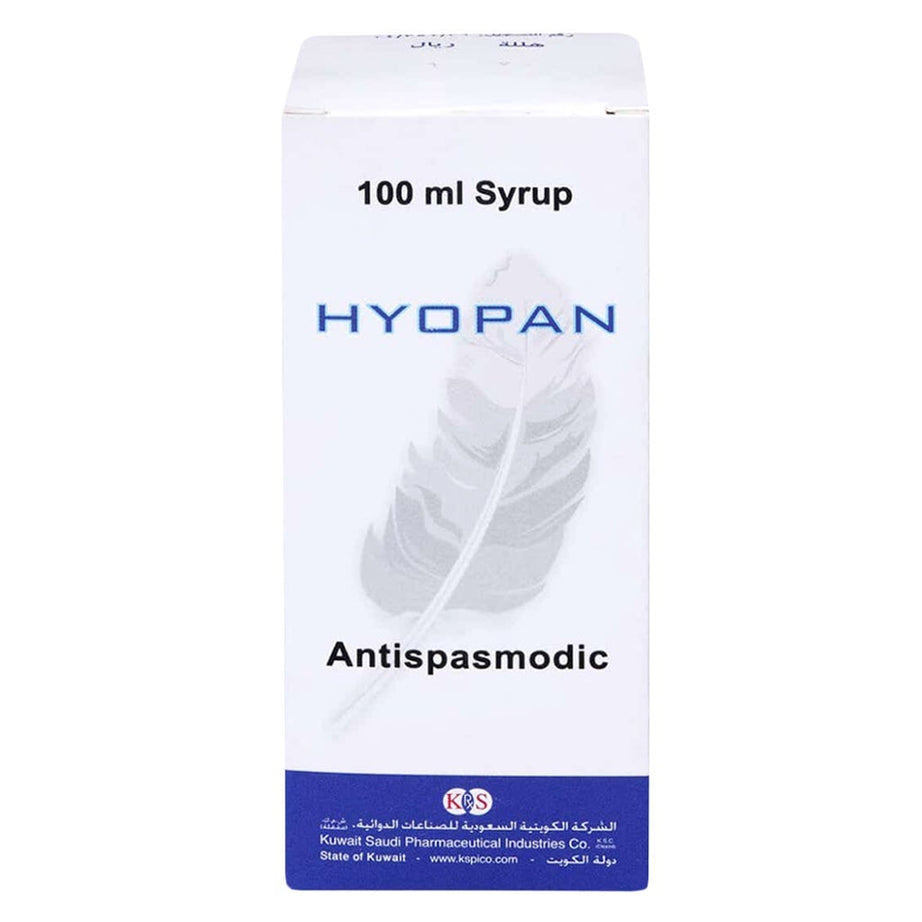 HYOPAN 5MG/ML SYRUP 100ML (SUGER FREE)
