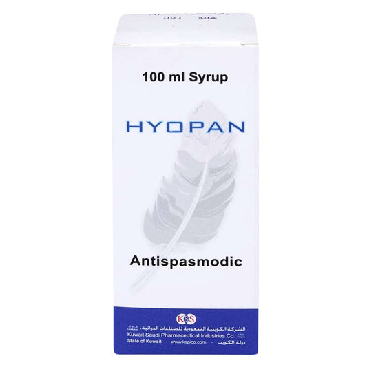 HYOPAN 5MG/ML SYRUP 100ML (SUGER FREE)