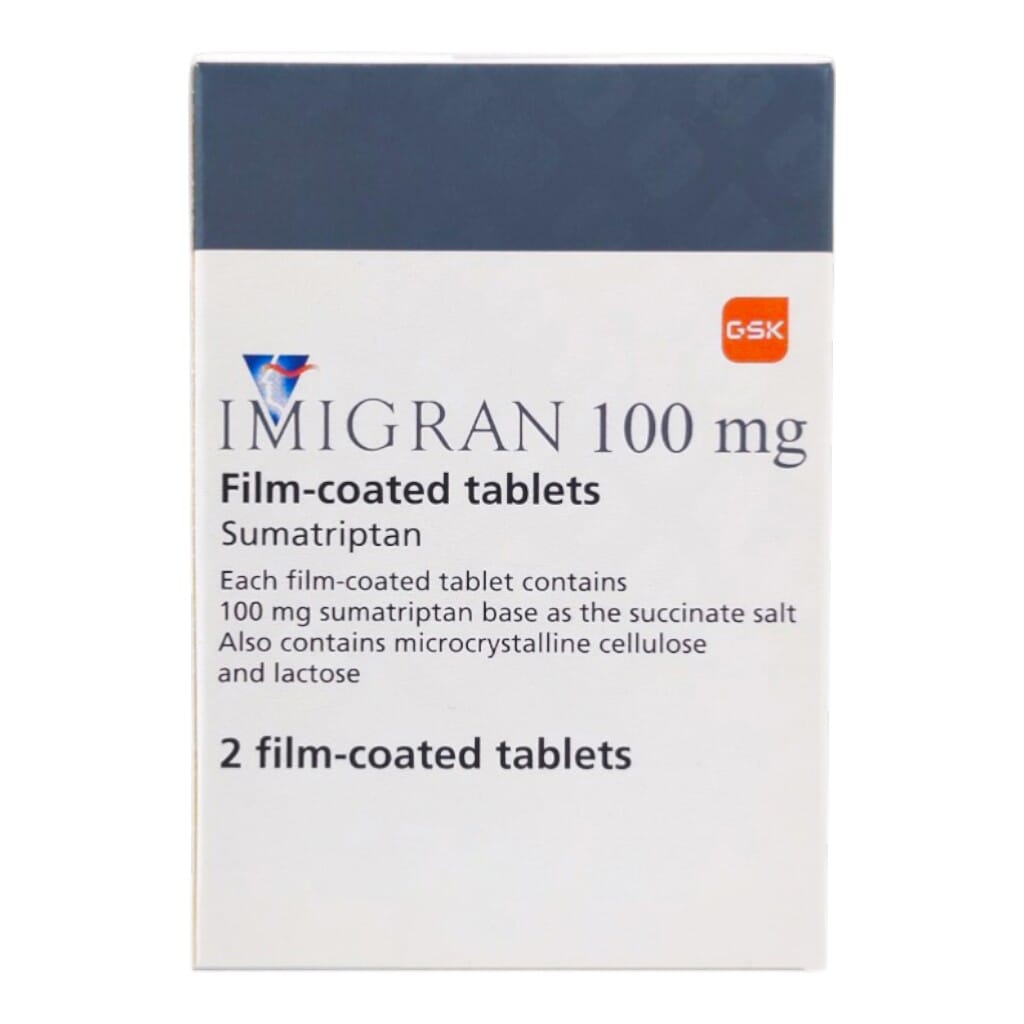 IMIGRAN 100MG TABS 2S