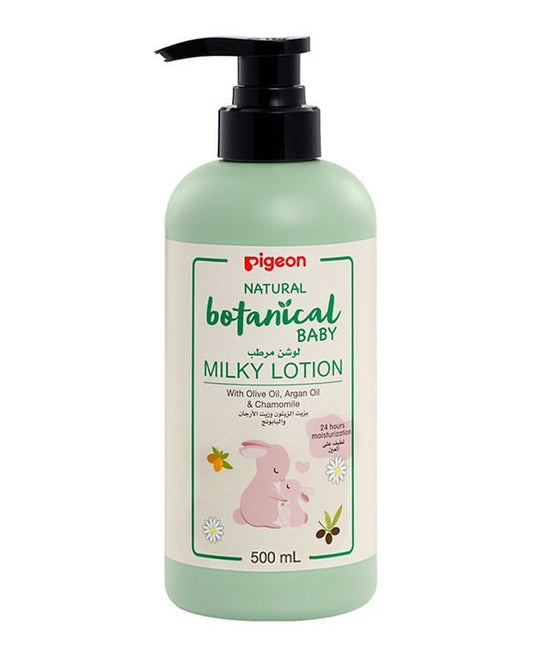 PIGEON NATURAL BOTANICAL BABY MILKY LOTION 500ML 79382