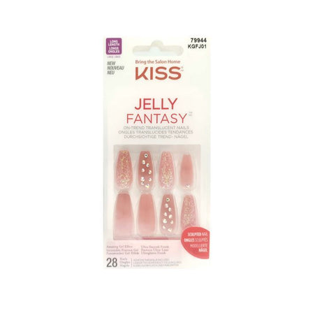 KISS GEL FANTASY JELLY NAILS-BE JELLY KGFJ01C