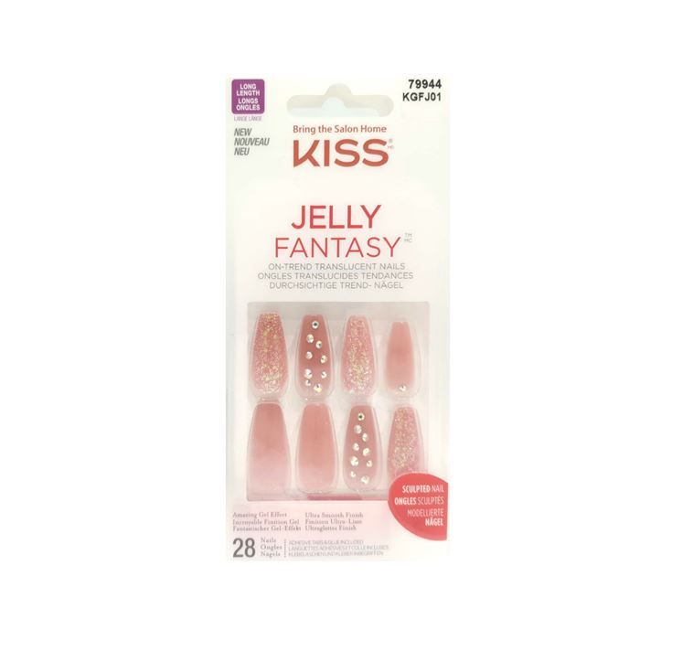KISS GEL FANTASY JELLY NAILS-BE JELLY KGFJ01C