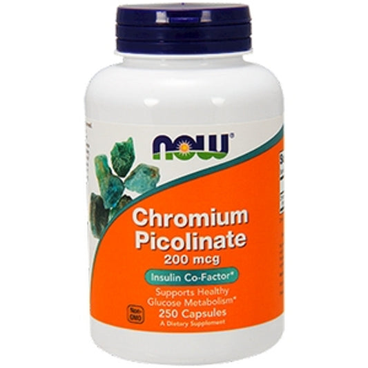 NOW CHROMIUM PICOLINATE 200MCG 100 CAPS