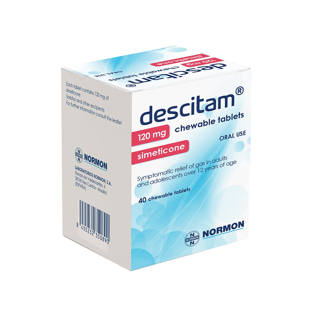 DESCITAM 120 MG CHEWABLE TABLETS 40'S