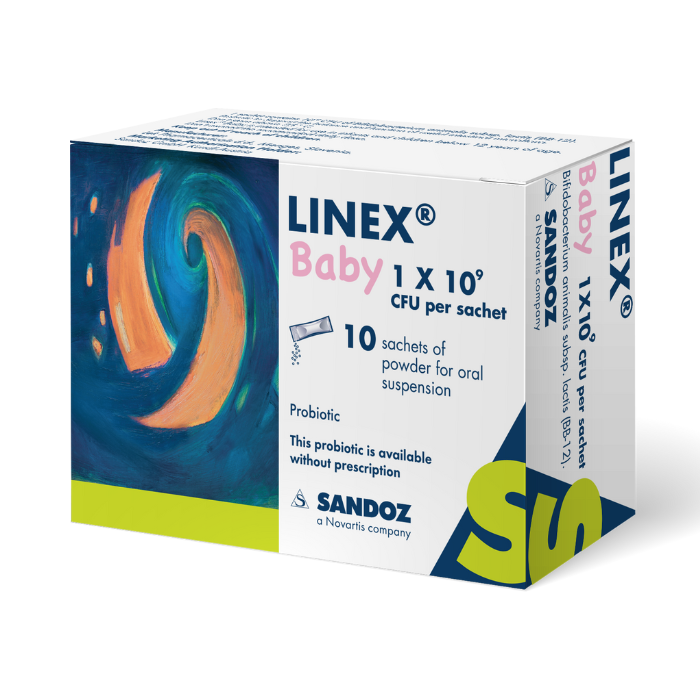 LINEX BABY 100MG SACHETS 10,S