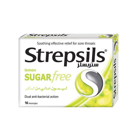 STREPSILS LEMON 16's SUGAR FREE