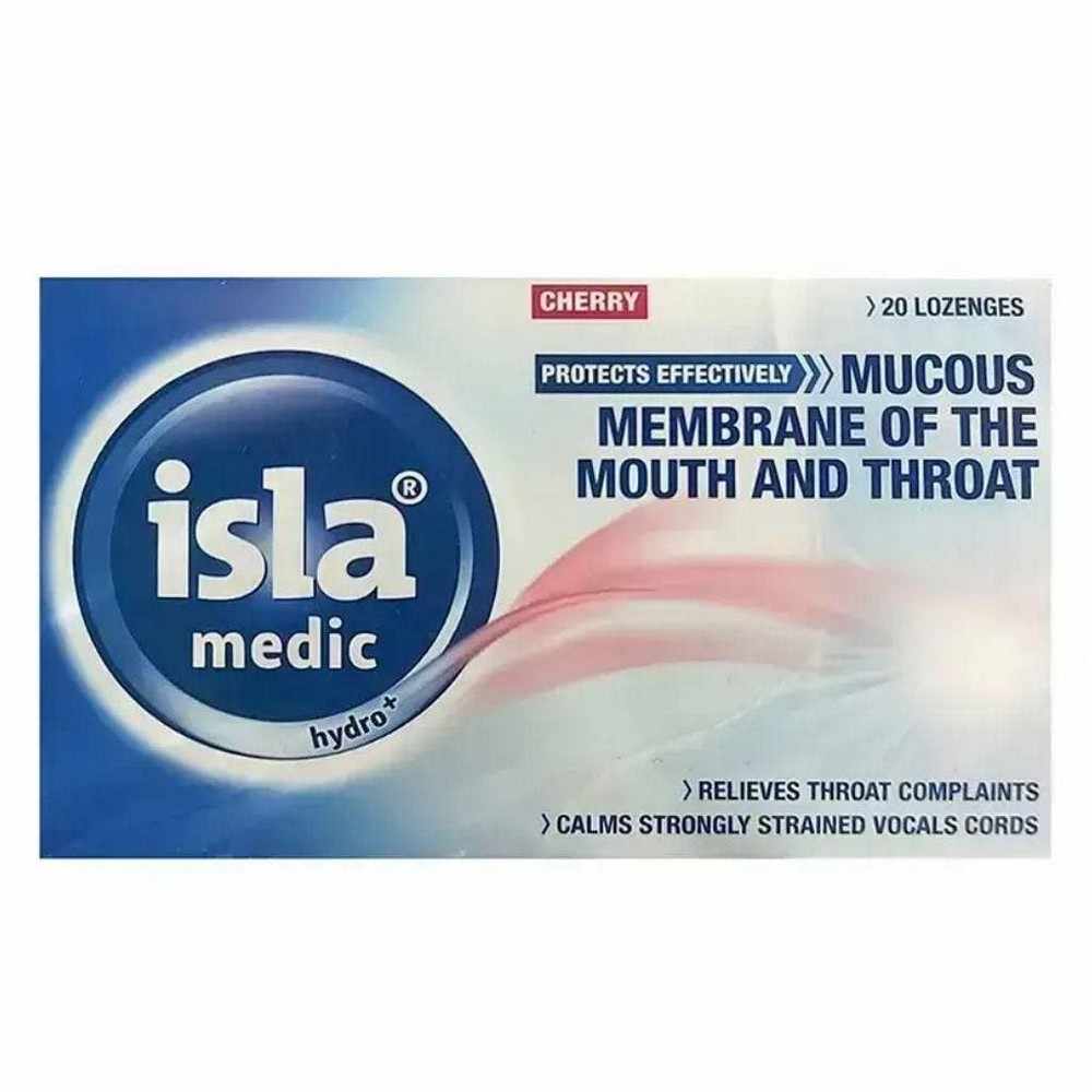ISLA MEDIC SF HYDRO GEL CHERRY LOZENGES 20S