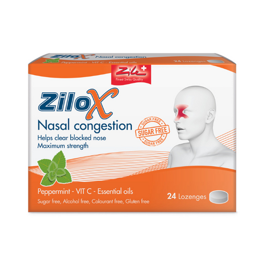 Zilox Nasal Congestion Lozenges 24s