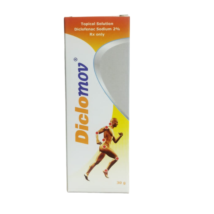 DICLOMOV 20MG/G TOPICAL SOLUTION 50ML