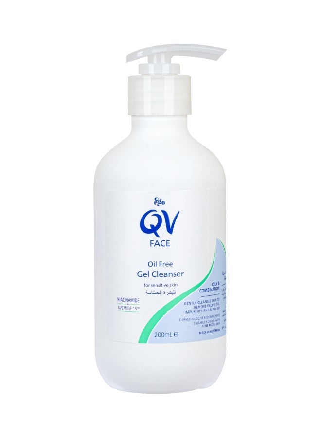 QV FACE OIL FREE GEL CLEANSER 200ML