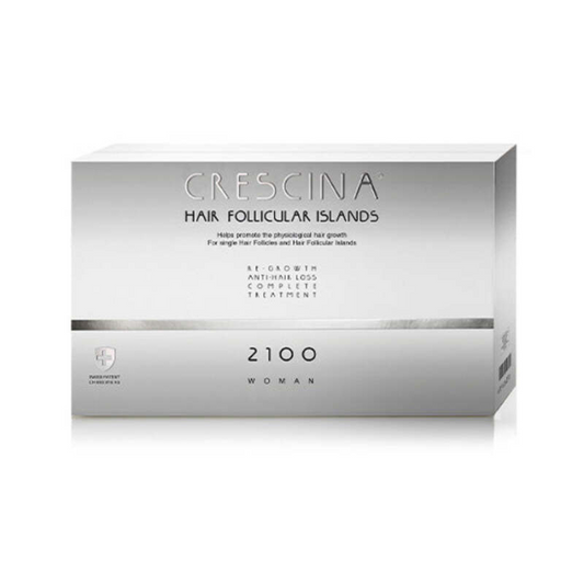 Crescina Hair Follicular Islands AHL ReGrowth Complete Treatment Woman 2100 3.5ml-10+10's