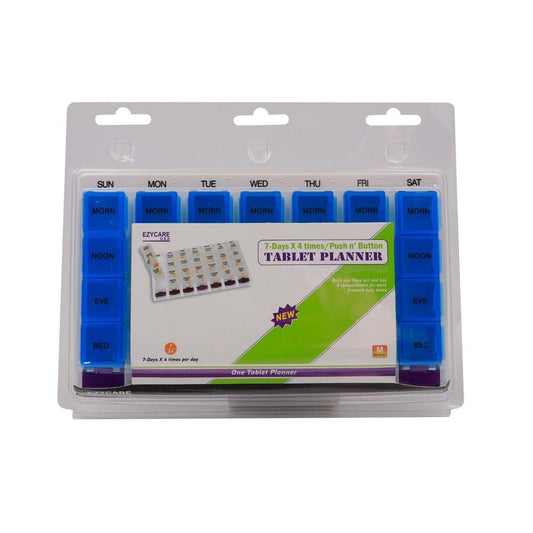 EZYCARE FOUR A DAY WEEKLY PILL REMINDER (17124)