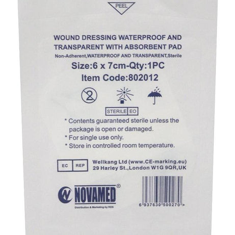 NOVAMED 1723 CLEAR PLASTER WATER RESIST 50s