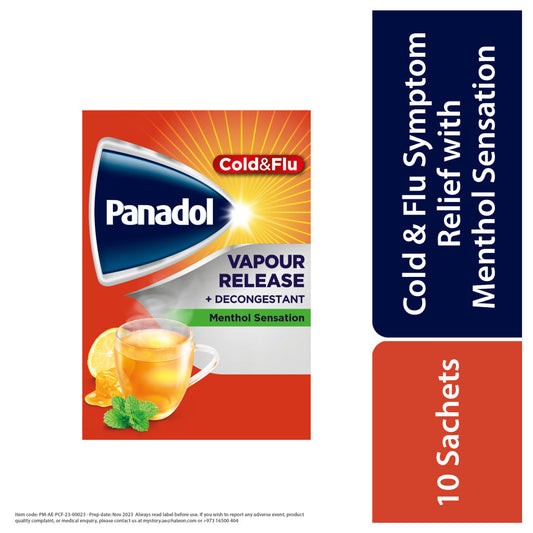 PANADOL C&F VAPOUR RELEASE HOT LEMON&HONEY 10 SACH