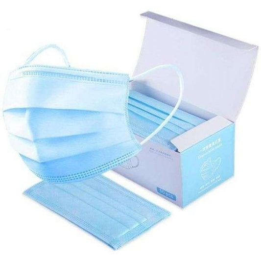 FACE MASK BLUE 3 PLY 50 PCS