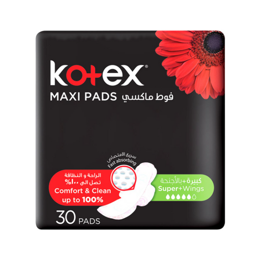KOTEX 1052 MAXI THICK SUPER WINGS 30S