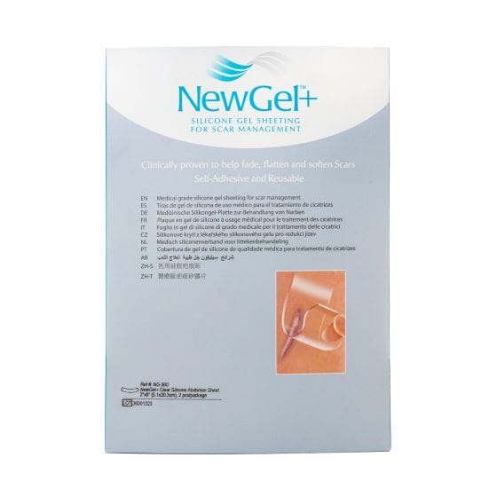 NEWGEL+CLEAR SILICONE ABDOMEN SHEET 1S NG-364-5