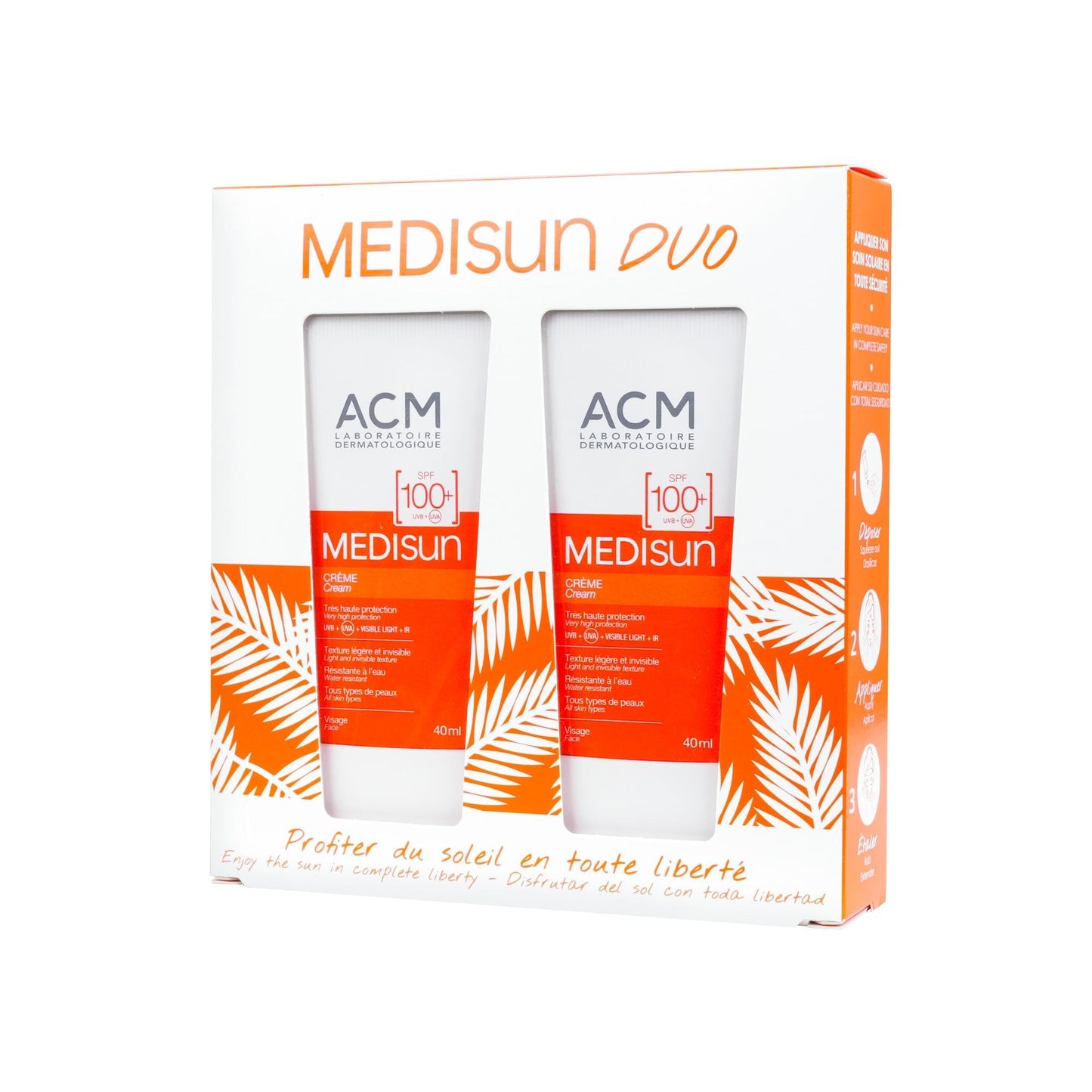 ACM COMBO PACK MEDISUN CREAM SPF 100 40ML
