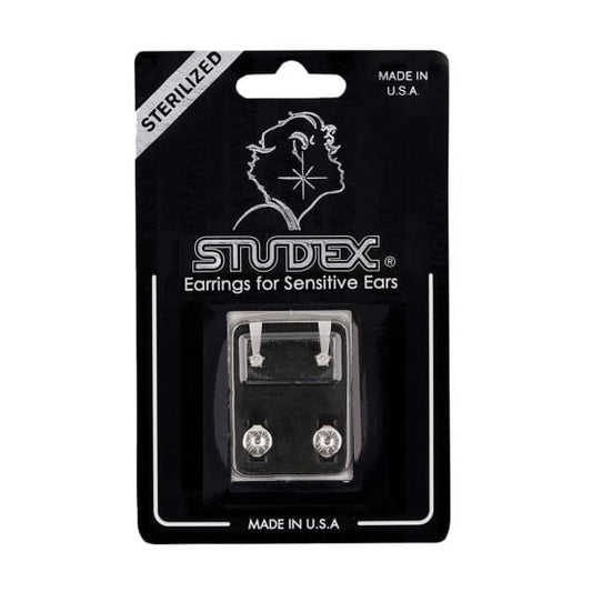 STUDEX PR-M100W-STX MINI CUBIC ZIRCONIA S/S
