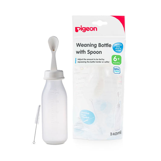 PIGEON WEANING BOTTLE WITH SPOON 03329