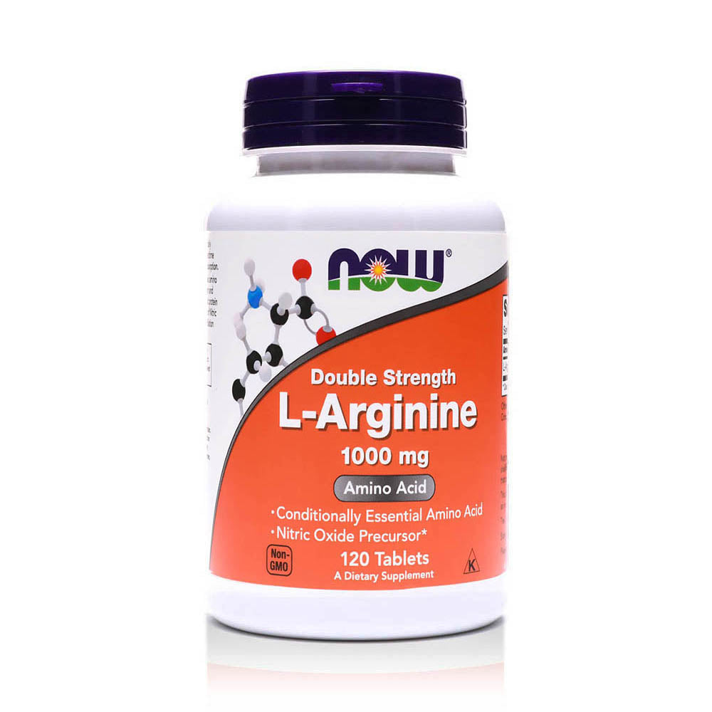 NOW L-ARGININE 1000MG 120TAB