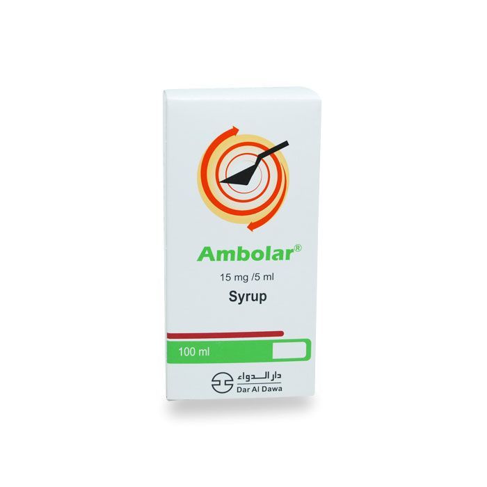 AMBOLAR 15MG/5ML SYRUP 100ML