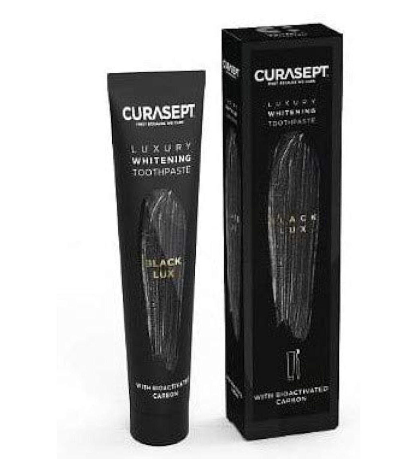 CURASEPT BLACK LUXURY TOOTH PASTE+TOOTHBRUSH