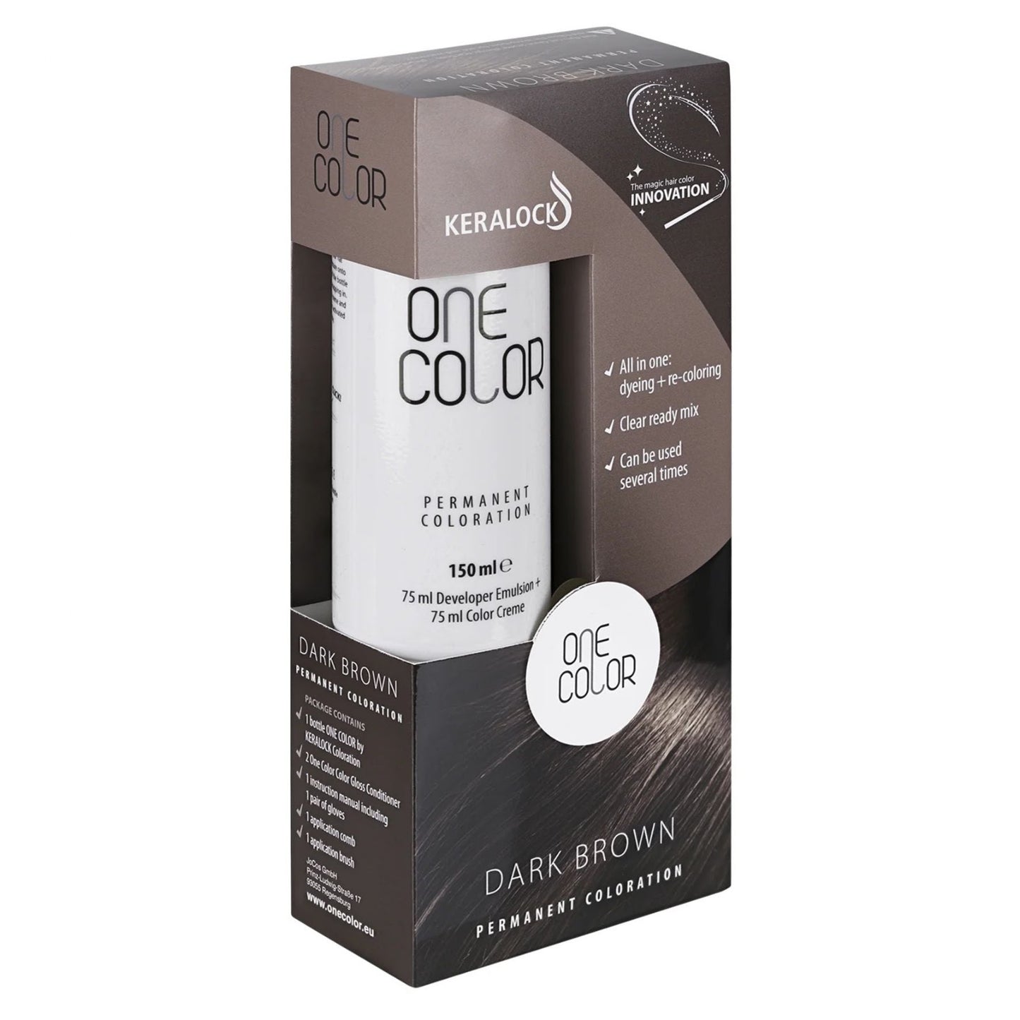 KERALOCK DARK BROWN HAIR COLOUR