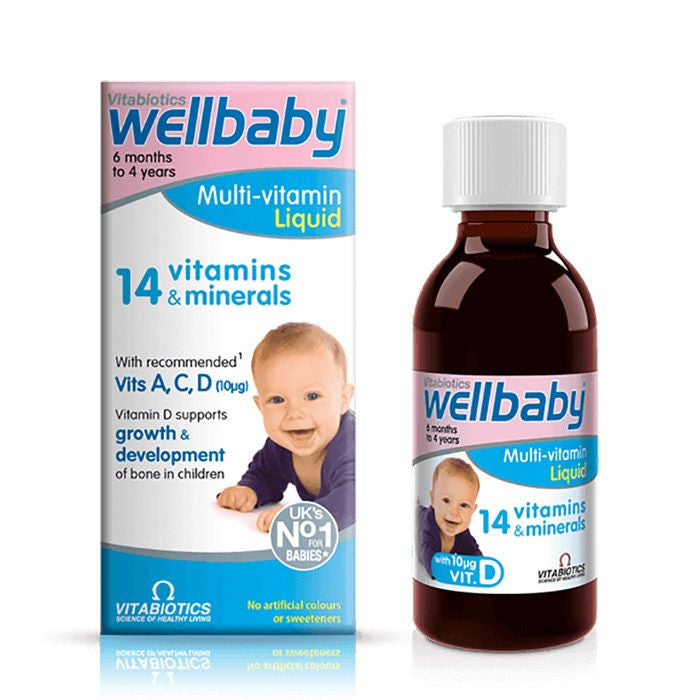 VITABIOTICS WELLBABY MULTI-VITAMIN LIQUID 150ML