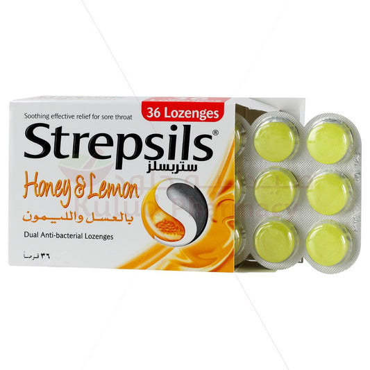 STREPSILS EXTRA HONEY & LEMON 36,S