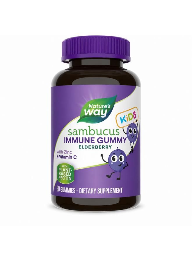 NATURE'S WAY SAMBUCUS KIDS GUMMY 60S