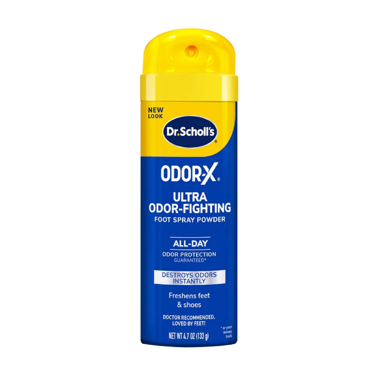 DR SCHOLL'S 0589 ODOR-X ULTRA ODER FIGHTING FOOT SPRAY POWDER