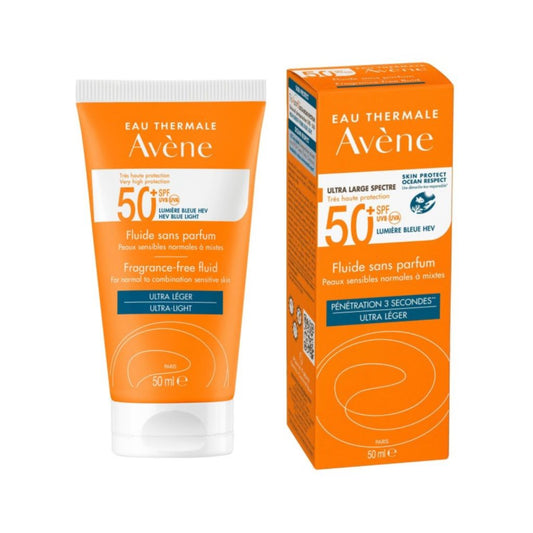 AVENE 9494 SUNCARE CREAM 50+ SPF TRSB 50ML