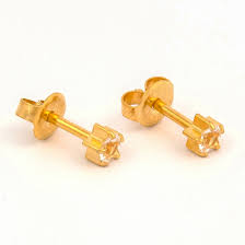 STUDEX PR-L104Y-STX LARGE TIFFANY APR CRYSTAL G/P