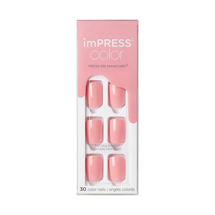 KISS IMPRESS COLOR NAILS-PRETTY PINK KIMC003C