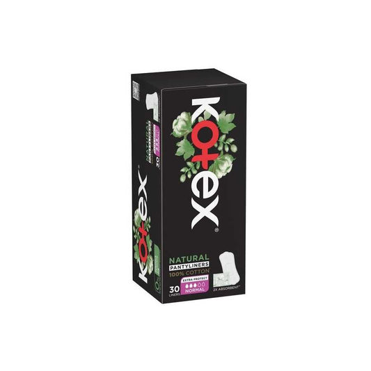 KOTEX 1489 NORMAL NATURAL PANTYLINER 30s