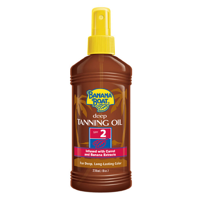 BANANA BOAT 0137 SPF2 DEEP TANNING OIL 236ML