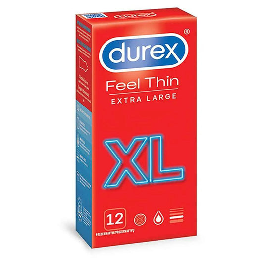 DUREX CONDOM THIN FEEL XL 12'S