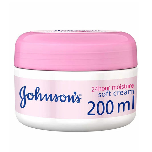 JOHNSONS MOISTURISING SOFT CREAM 200ML