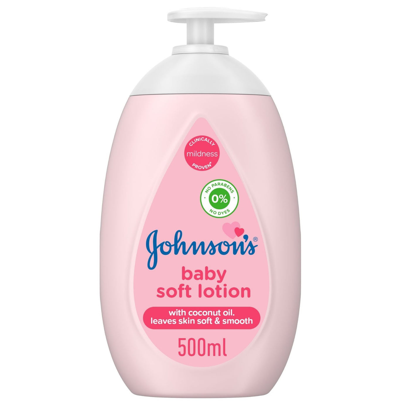 JOHNSONS BABY SOFT LOTION 500ML