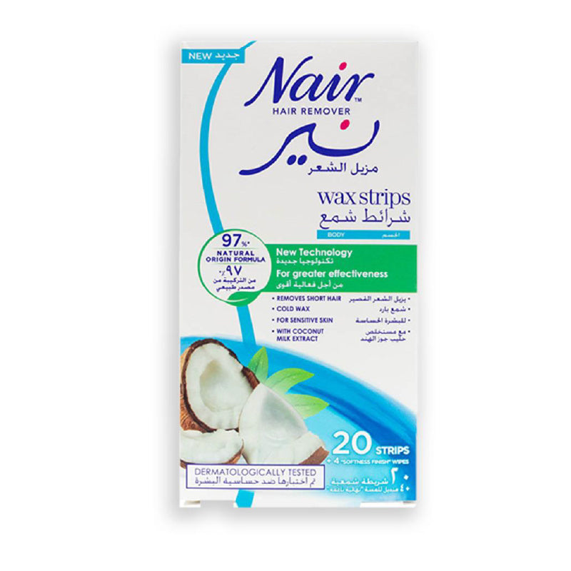 NAIR HAIR REMOVAL COCONUT MILK EXTRACT WAX