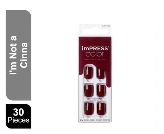KISS IMPRESS COLOR NAILS-I'M NOT A CINNA KIMC014C