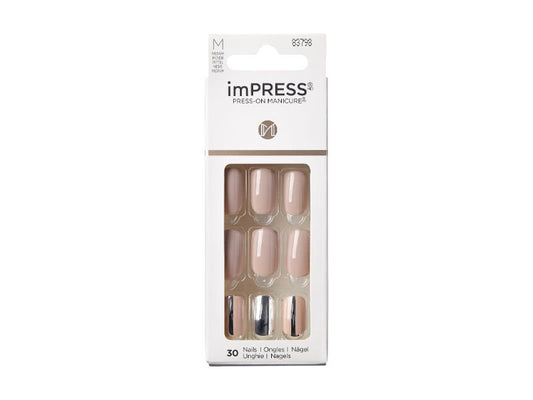 KISS IMPRESS MEDIUM NAILS-CLOUDY KIMM12C