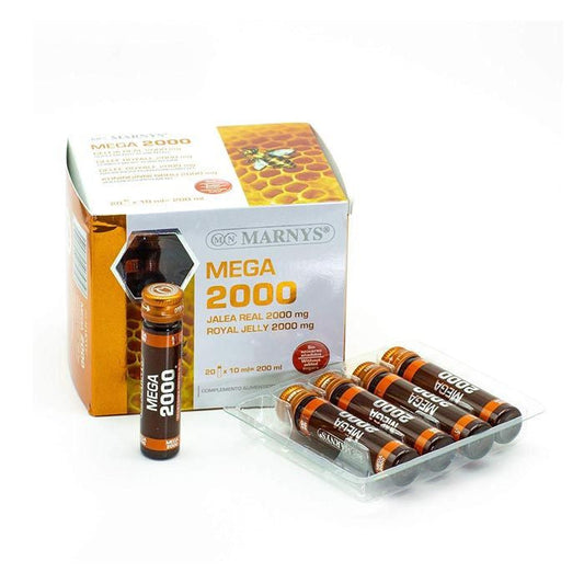 MARNYS MEGA ROYAL JELLY 2000MG 20VIALS