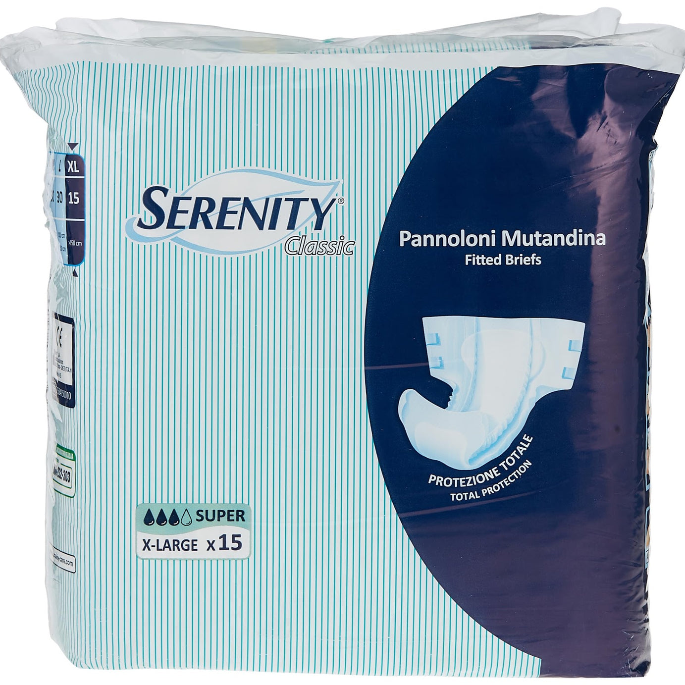 SERENITY 3759415 CLASSIC FITTED BRIEFS (MAXI) XL 1